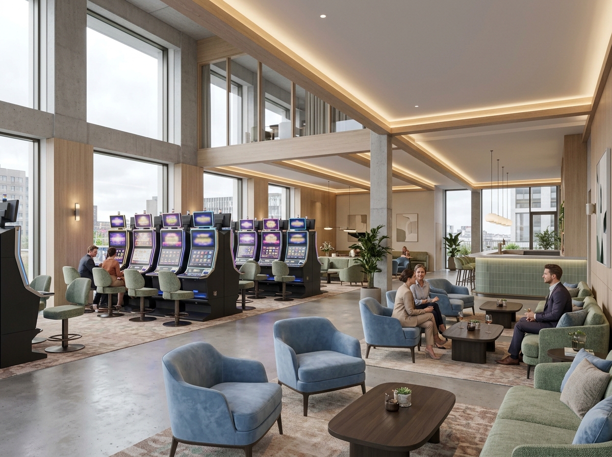 Lichte moderne entertainmenthal in Rotterdam-stijl